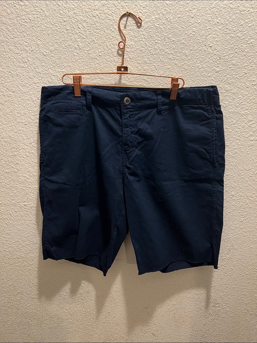 Paperbacks Deep Navy Flat-Front Men’s Shorts